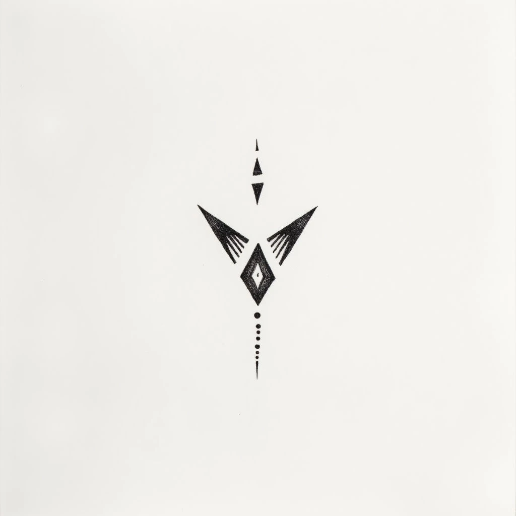 Unraveling the Symbolism of a 3-Dot Triangle Tattoo