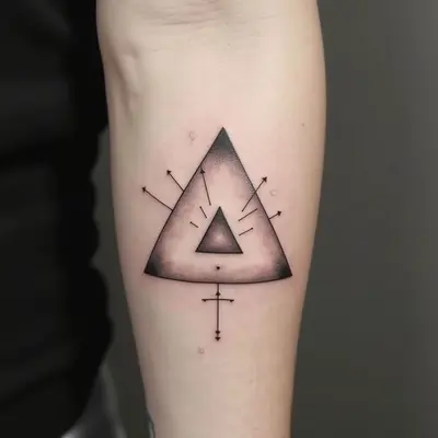 Decoding the 3 Dot Triangle Tattoo: Meaning & Inspiration
