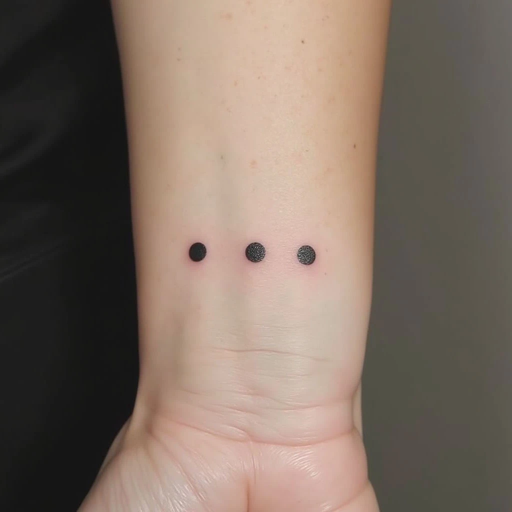 3 Dots Tattoo: Meaning & Symbolism on Your Wrist