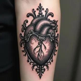 Elegant Heart Tattoos: Three Designs to Inspire