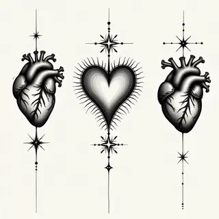 Three Heart Tattoo Designs: Symbolism & Inspiration