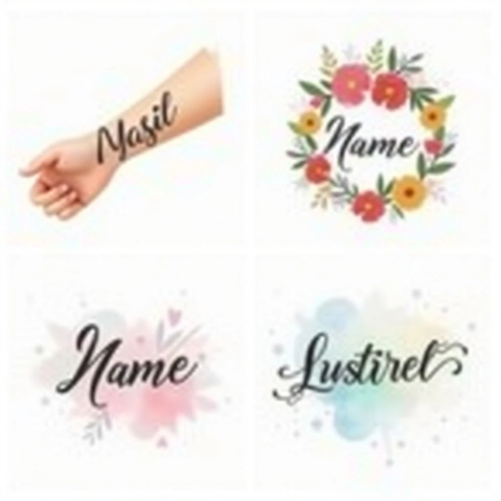 4 Name Tattoo Ideas: Inspiration & Meaning