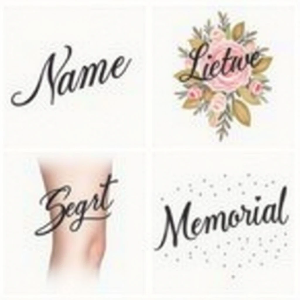 4 Name Tattoo Ideas: Meaningful Ways to Honor Loved Ones