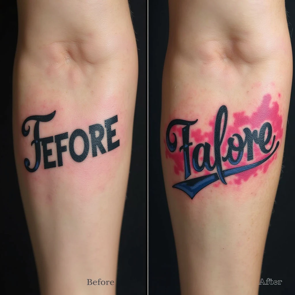 Four Name Tattoo Ideas: Designs & Placement