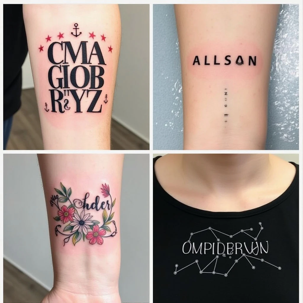 4 Name Tattoo Ideas: Meaning, Style & Placement