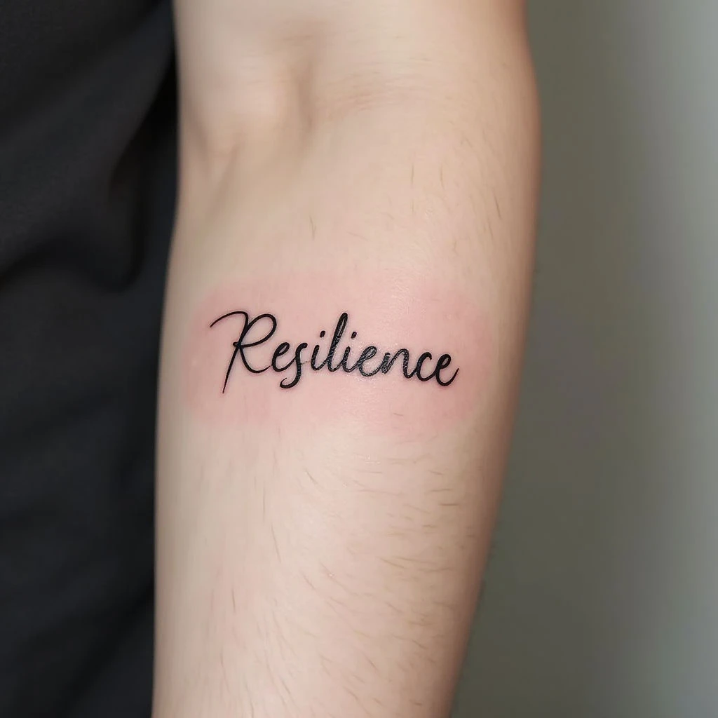 A Word Tattoo Designs for Men: Inspiration & Placement Ideas