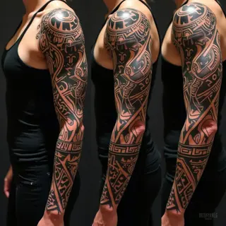 African Sleeve Tattoo Designs: A Journey of Heritage & Artistry
