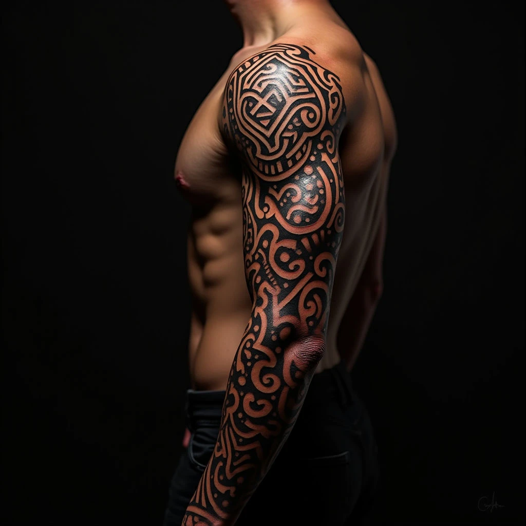 African Tattoo Sleeve Ideas: A Journey Through Tradition & Symbolism