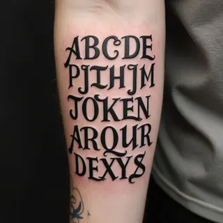 Alphabet Tattoo Designs for Men: A Comprehensive Guide