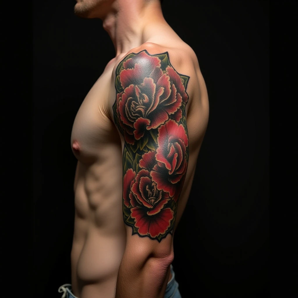 Decoding American Traditional Tattoo Colors: Black, Red & Yellow
