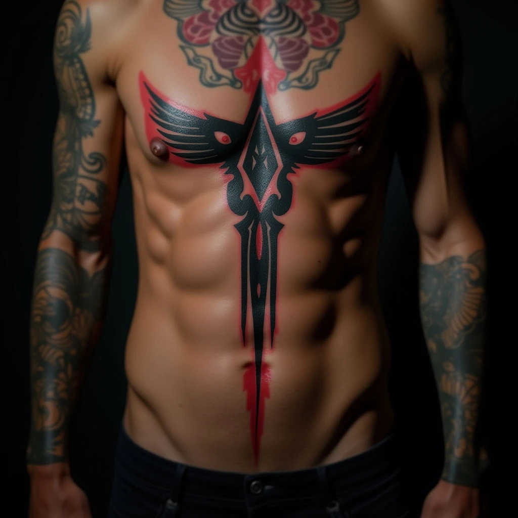 Native American Tribal Tattoos: Ribcage Inspiration