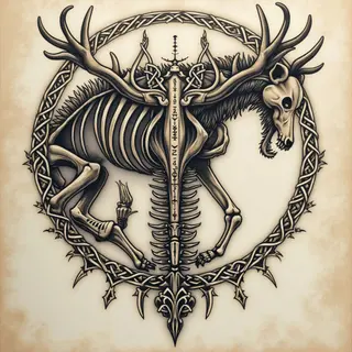Decoding the Symbolism of Animal Skeleton Tattoos: A Celtic Perspective