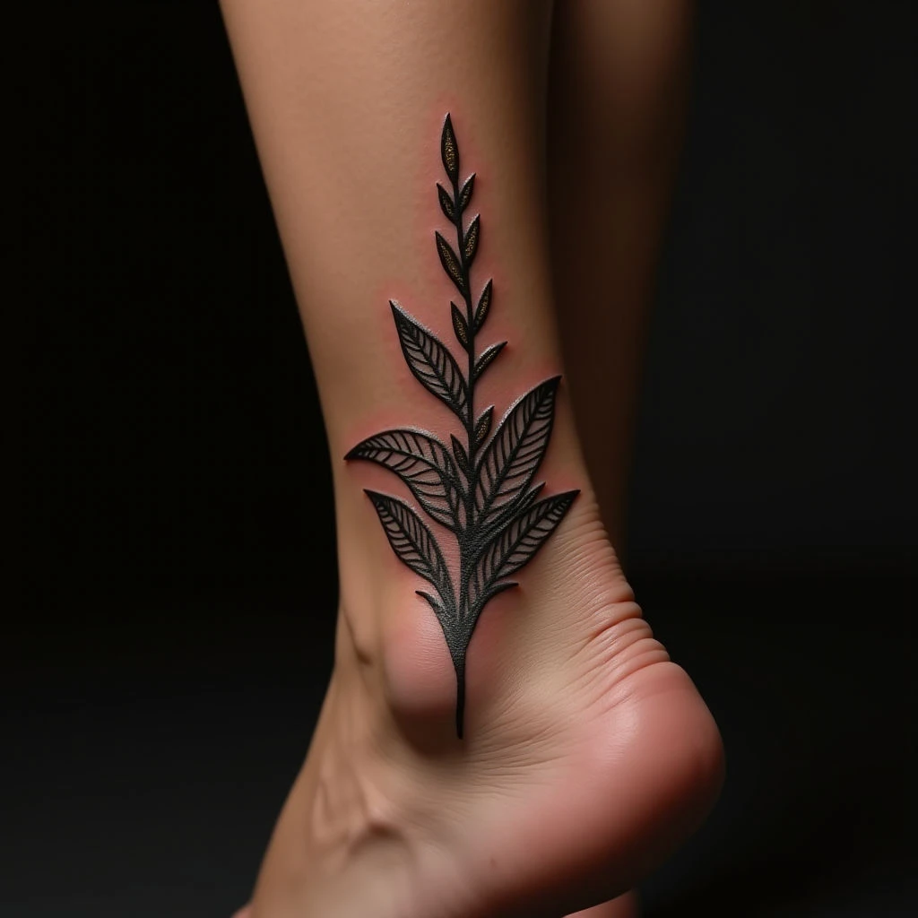Ankle Tattoo Cover Up Designs for Women