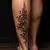 Cute Abstract Henna Arm Tattoos: Copper Leg Inspiration