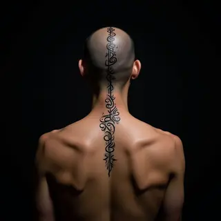 Simple Mehndi Arabic Calligraphy Tattoos for Hands