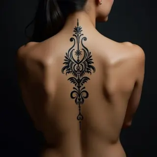Simple Mehndi Designs for Beginners - Back Piece Inspiration