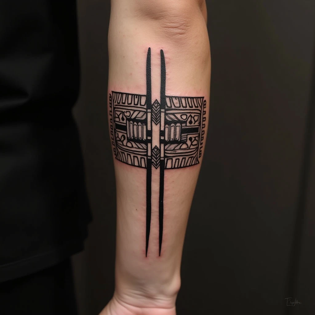 Understanding the Meaning of Arm 2 Line Tattoos