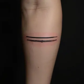 Decoding Arm Two Line Tattoos: Meaning & Inspiration
