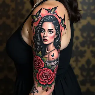 American Traditional Sleeve Tattoo: A Detailed Exploration