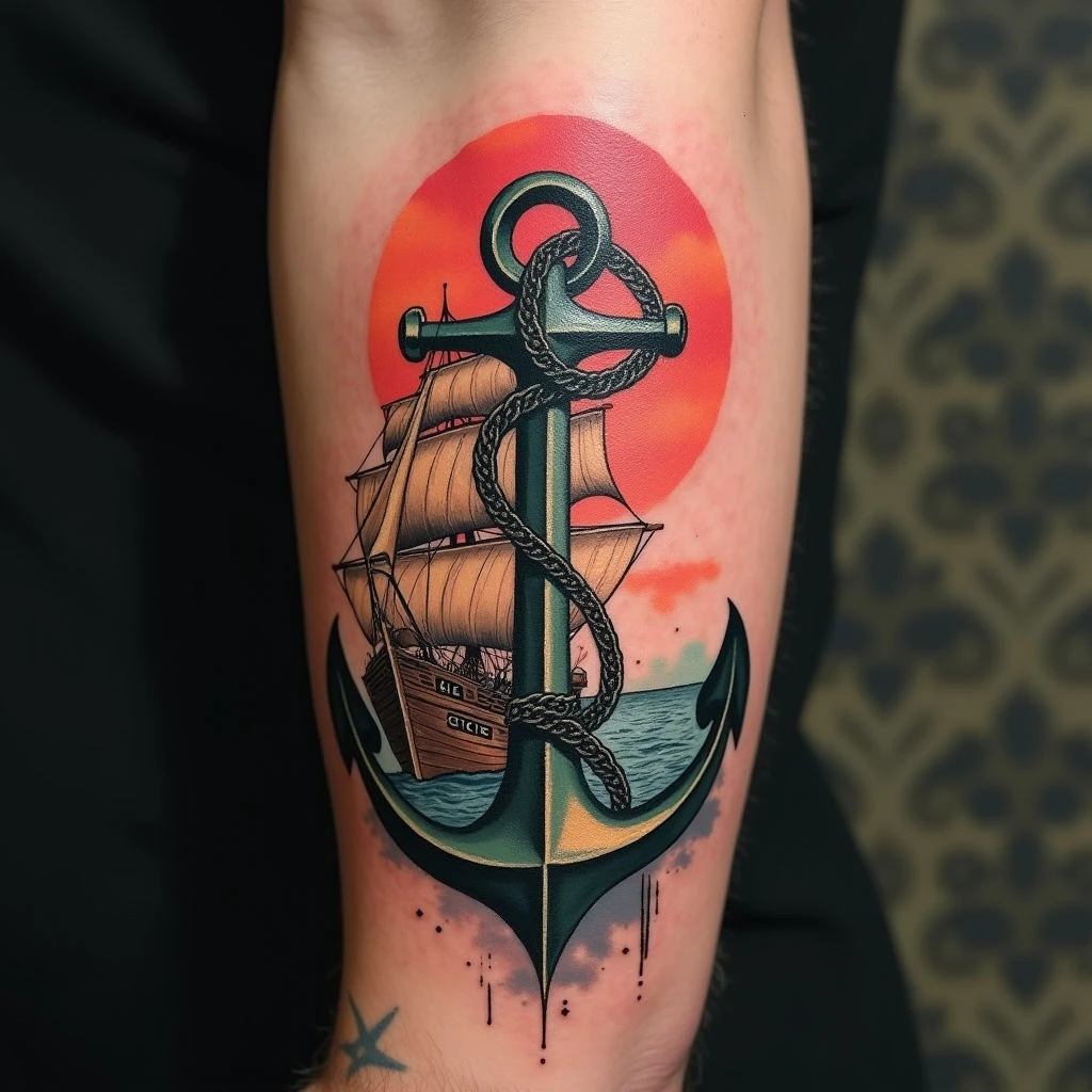 Arm Colored Tattoo Designs for Men: Inspiration & Ideas