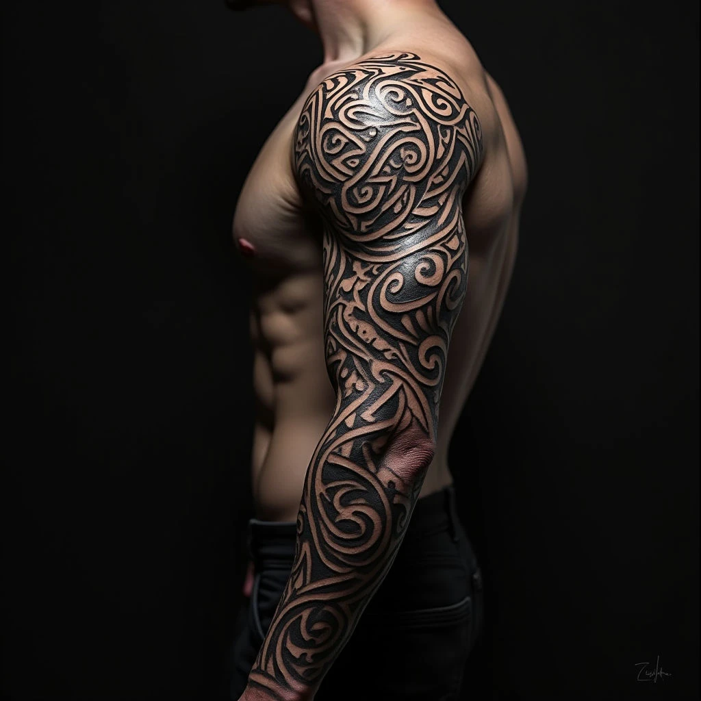 Arm Colored Tattoo Designs for Men: Inspiration & Guidance