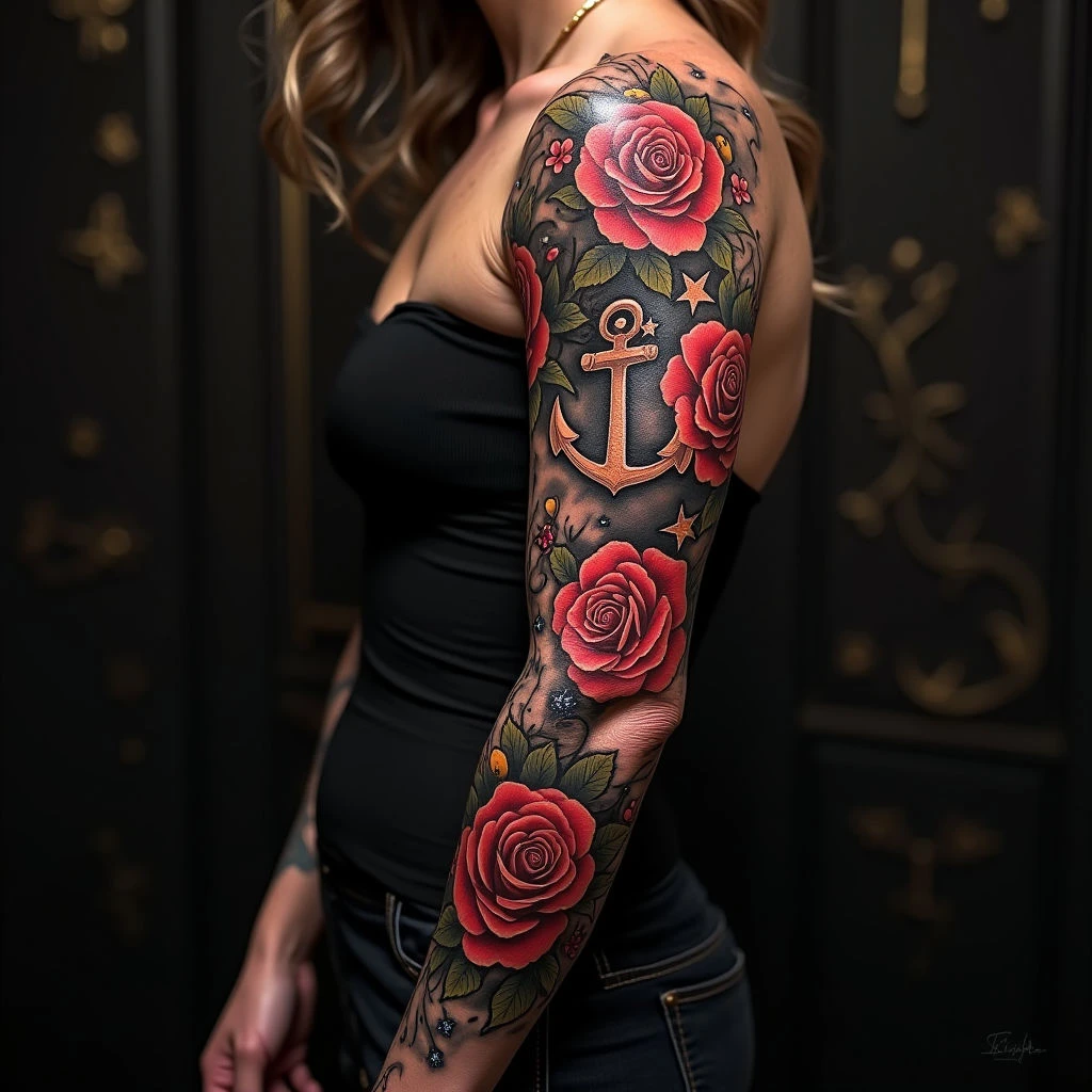 Arm Sleeve Cover Tattoo Ideas & Designs