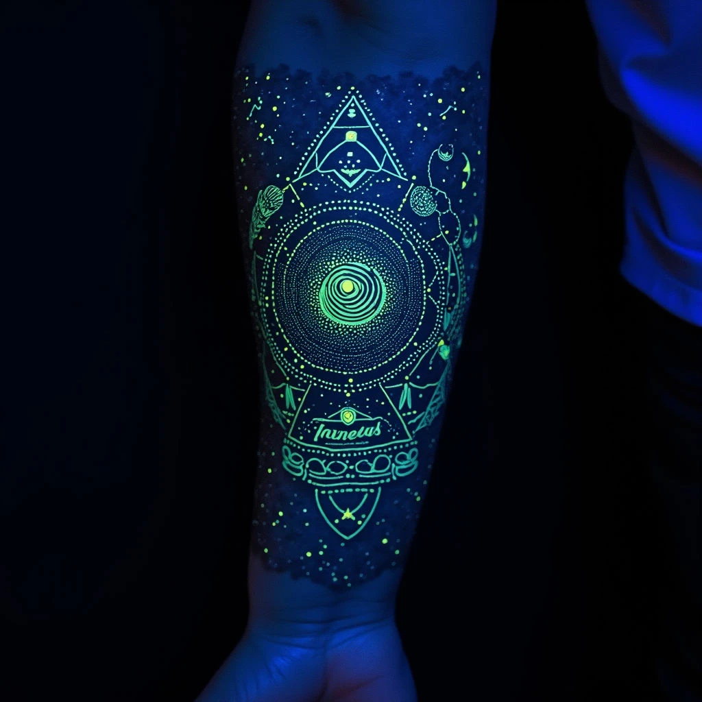 Designing Your Arm Sleeve Tattoo: A Guide to UV Glow & Hidden Art
