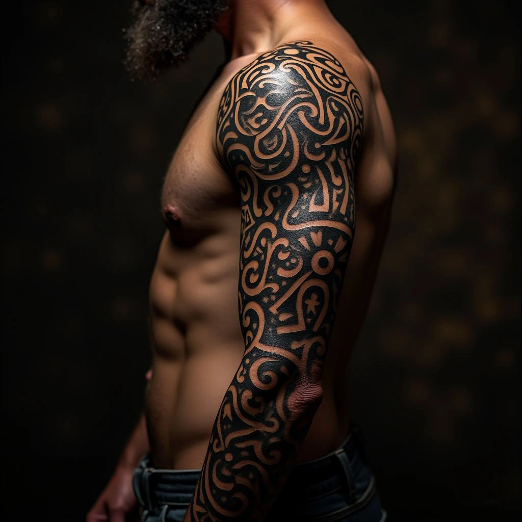 Arm Sleeve Tattoo Ideas: A Polynesian Guide