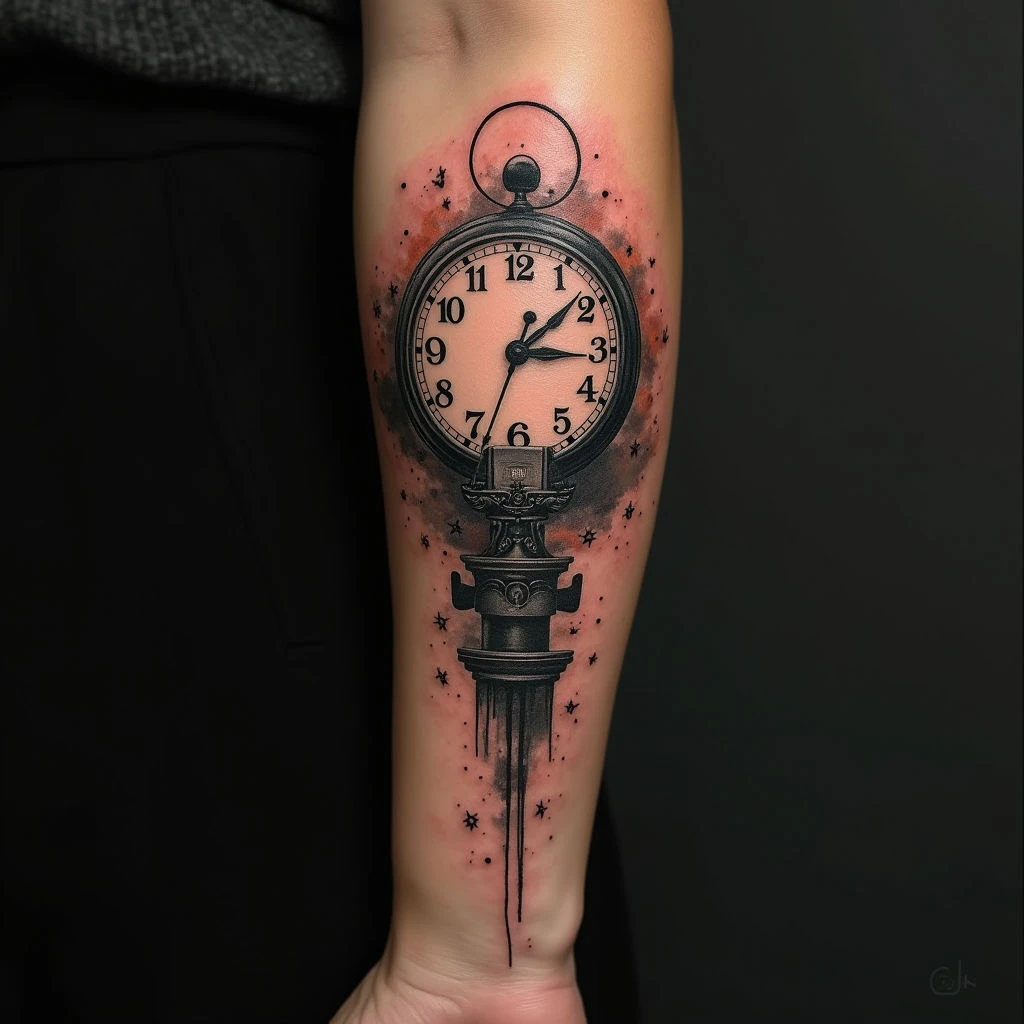 Dreamscapes & Shadows: Arm Tattoo Ideas for Black Women