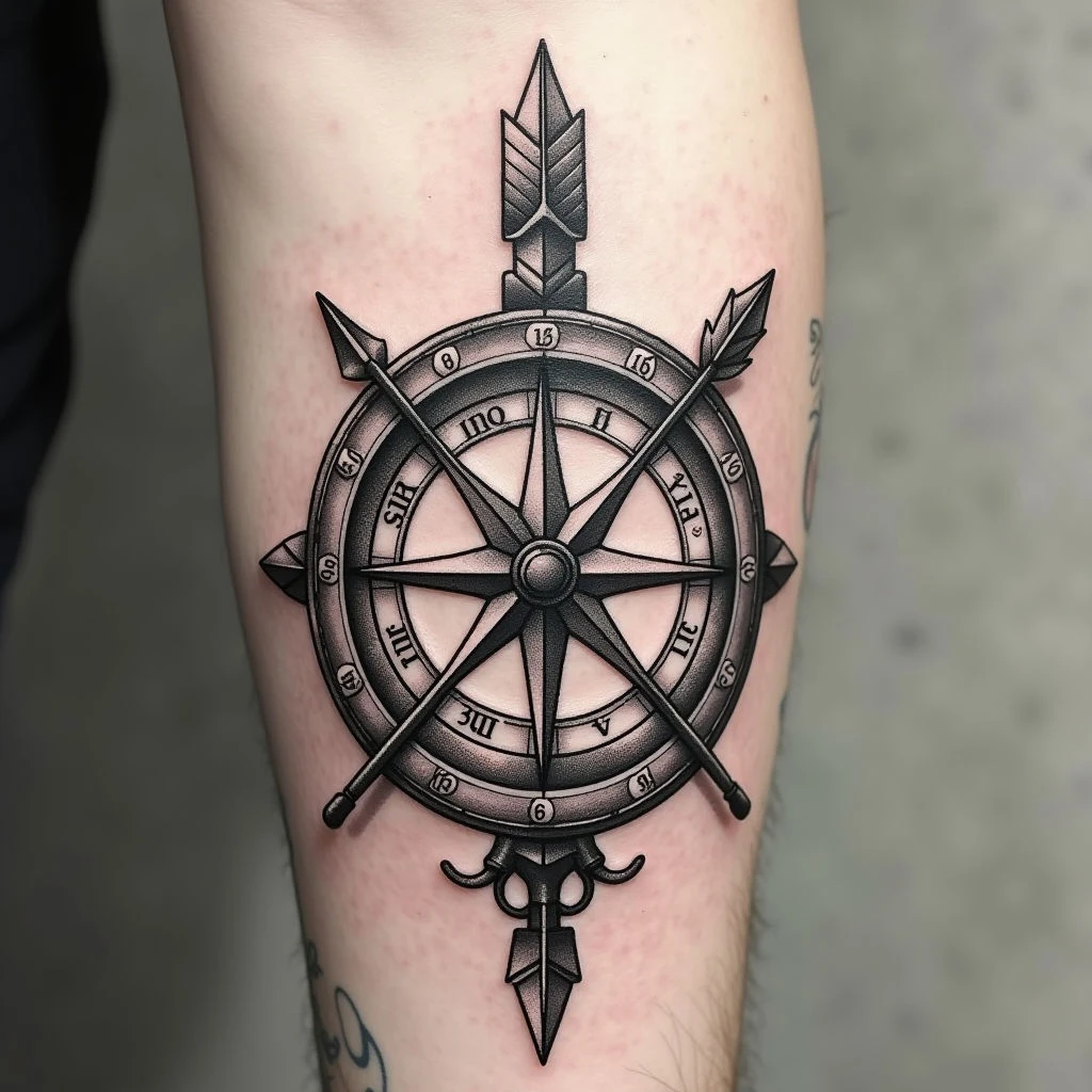 Arrow Compass Tattoo: Meaning & Symbolism Explained