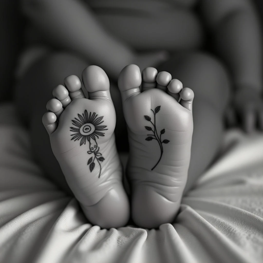 Tiny Steps, Big Meaning: Baby Feet Tattoo Ideas & Symbolism