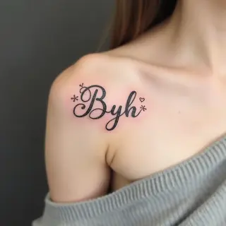 Elegant Baby Name Tattoo Ideas for Moms