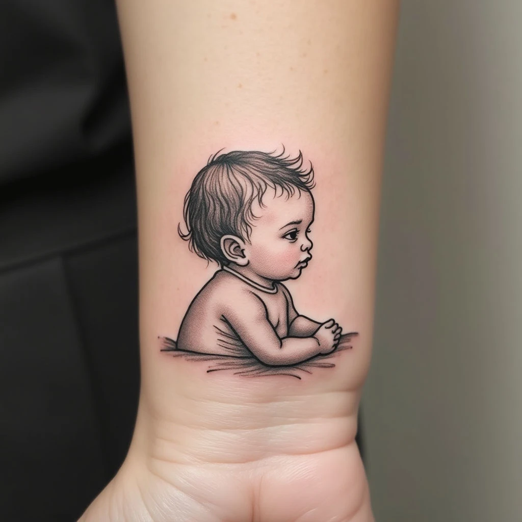 Gentle Beginnings: Baby Tattoo Ideas for Women