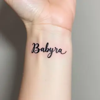Baby's Name Tattoo Designs: Meaningful Ink for New Parents