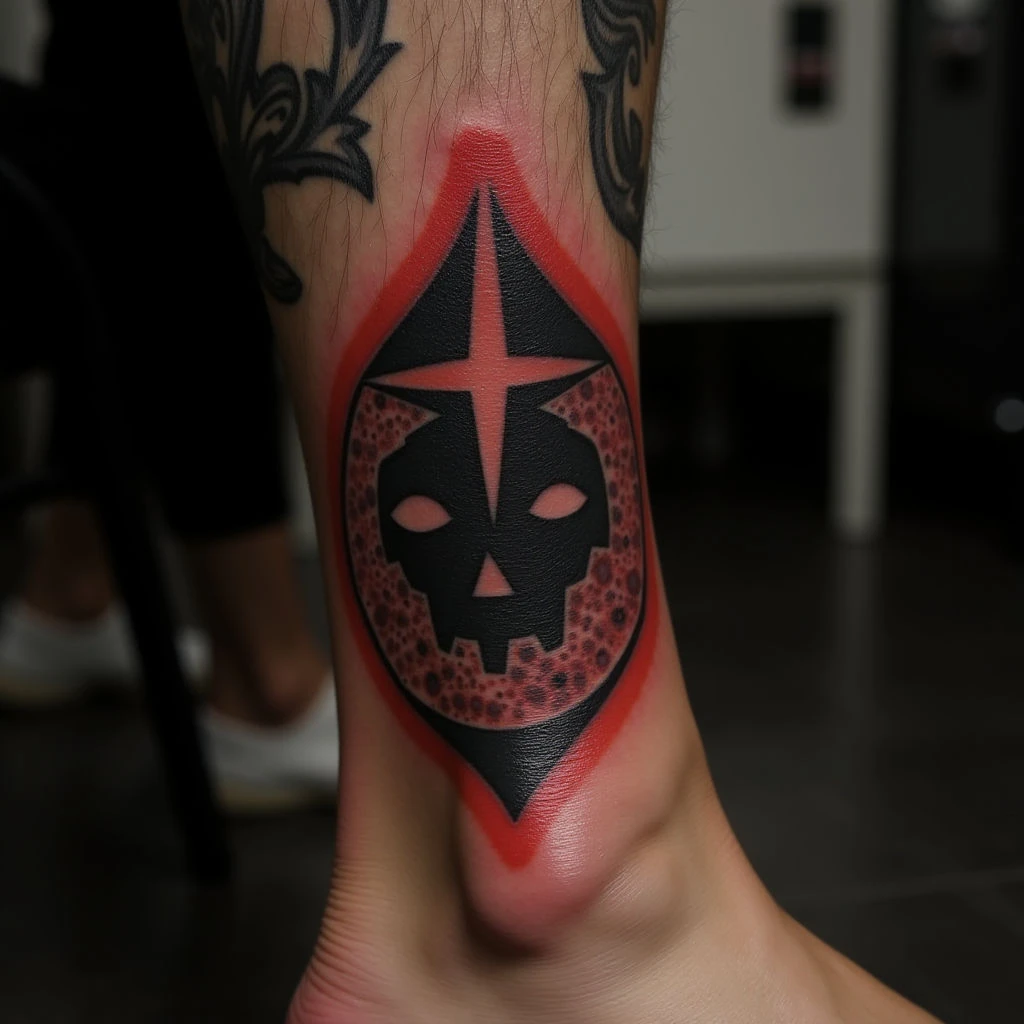 Powerful Biomechanical Ankle Tattoos for Fathers & Sons