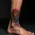 Powerful Biomechanical Ankle Tattoos for Men
