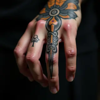 Small Biomechanical Finger Tattoos: Ideas & Placement