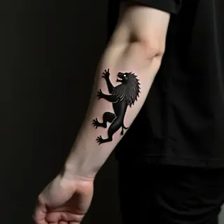 Minimalist Chelsea Lion Tattoo Designs for Your Forearm