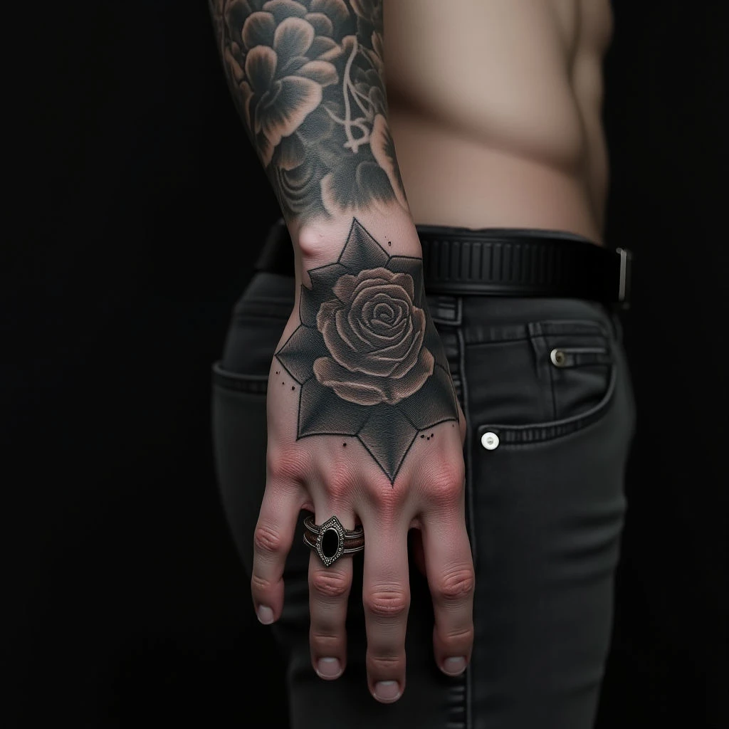 Powerful Black and Grey Ribcage Tattoos for Men
