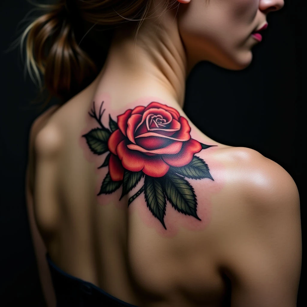 Small Rose Tattoos for Women: Delicate Collarbone Ink