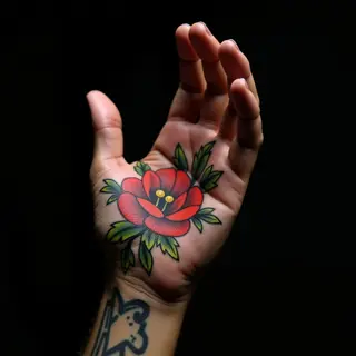 Little Traditional Hand Tattoos for Men - Best Designs