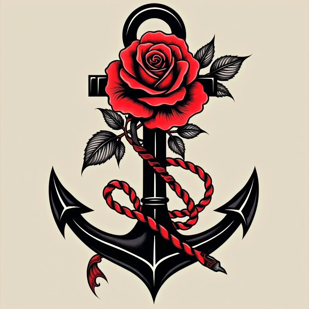 Black and Red Tattoo Ideas: A Fiery Guide to Design & Meaning