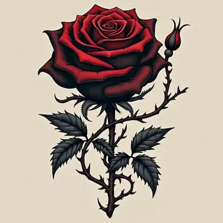 Black and Red Tattoo Ideas: A Guide to Gothic Darkness