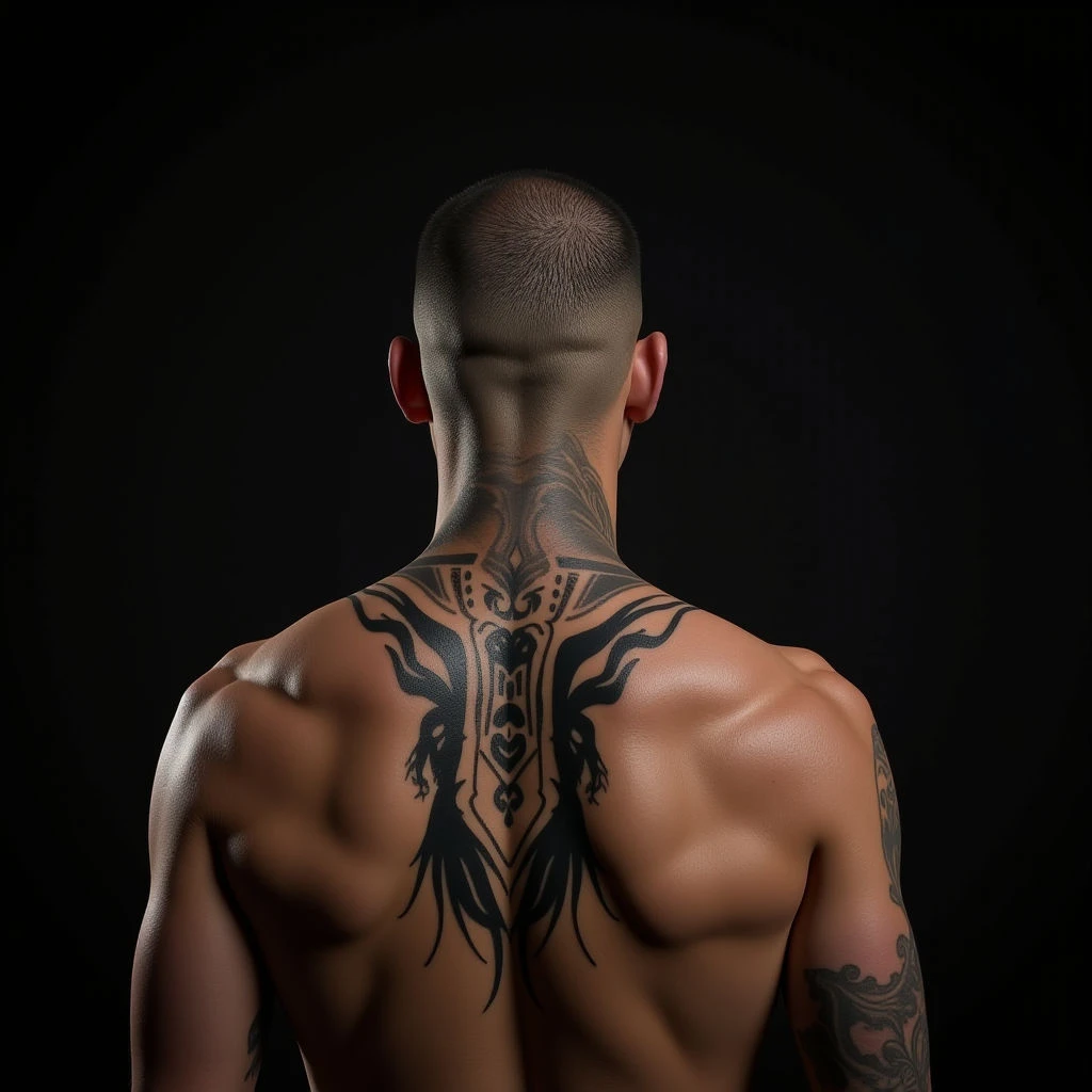 Powerful Half Sleeve Abstract Tattoos for Black Men