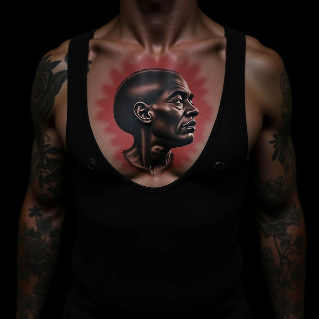 Epic Black and Grey Chest Tattoos: Realistic Designs for Maximum Impact