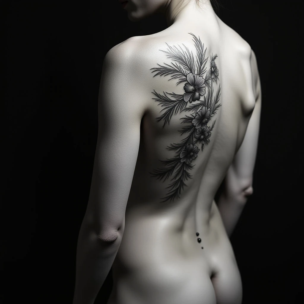 Small Black and Grey Tattoos for Men: Realistic Designs