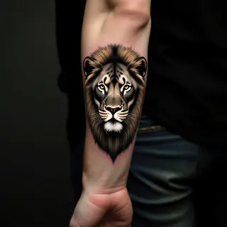 Tiny Surreal Hand Tattoos for Men: Green & Black Ink