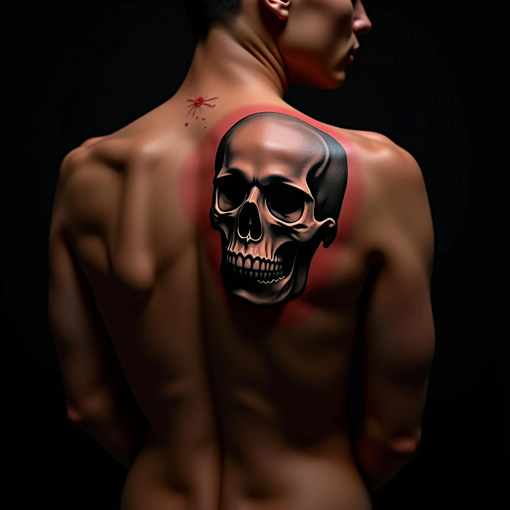 Half Woman, Half Skull Tattoo: Meaning & New School Design Inspiration