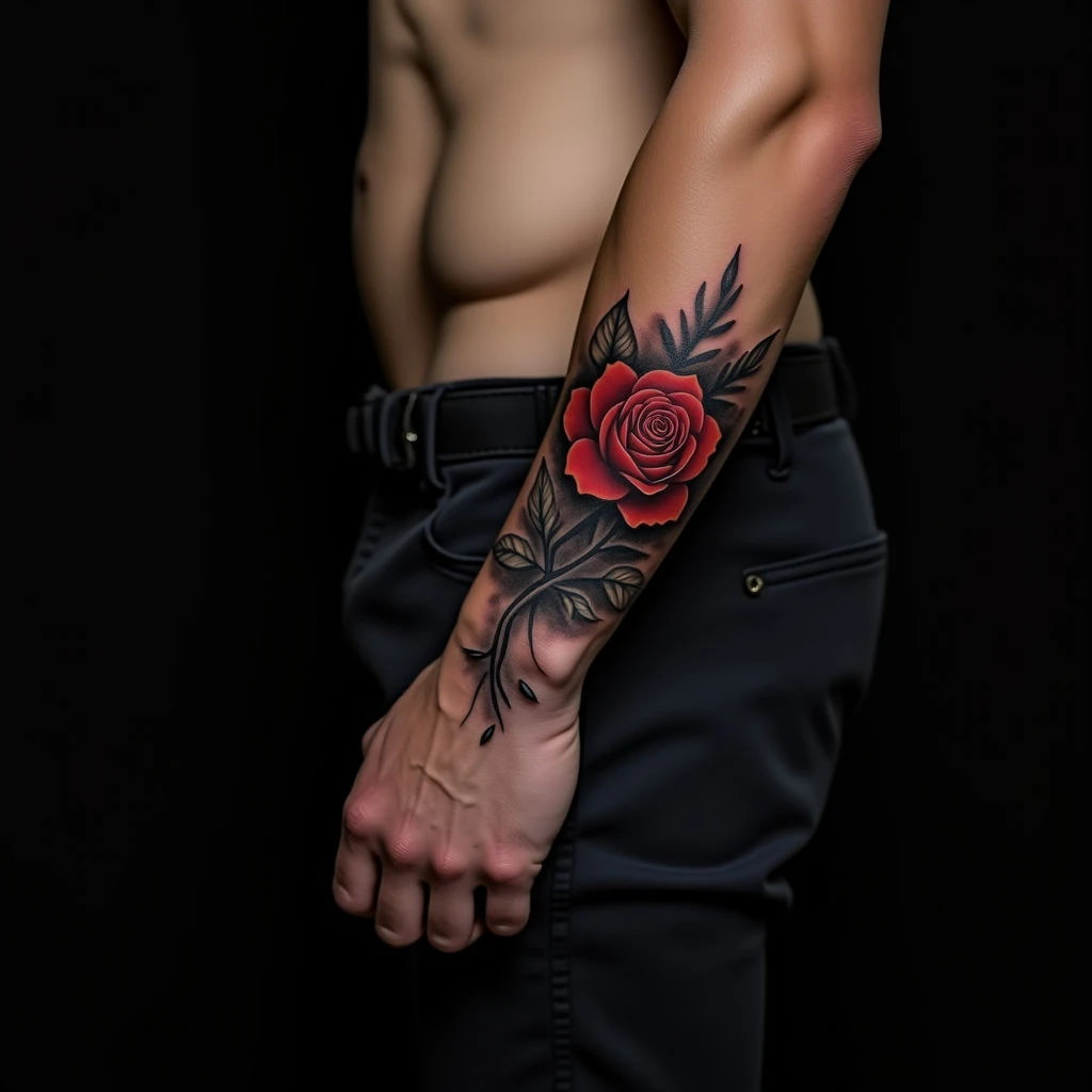 Small Surreal Hip Tattoo Ideas for Men