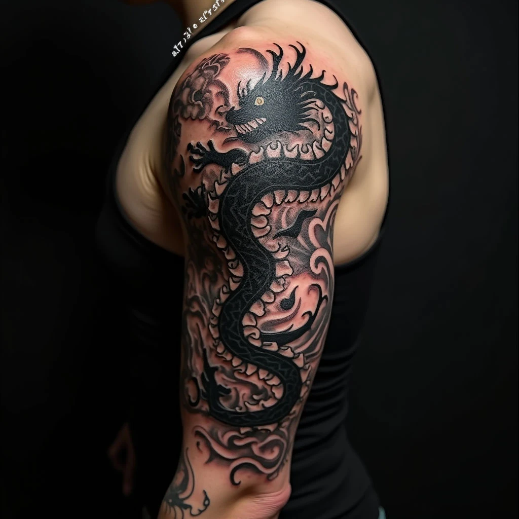 Black Japanese Tattoo Designs: A Guide to Tradition & Modernity
